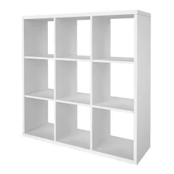 Étagère modulable 9 cubes GoodHome Mixxit blanc H. 108cm x l. 108,1cm