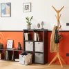 Étagère modulable 6 cubes GoodHome Mixxit noir