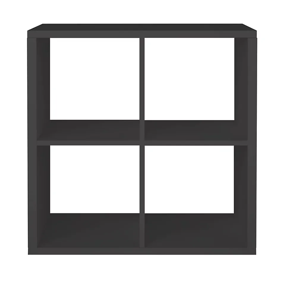 Étagère modulable 4 cubes GoodHome Mixxit anthracite l. 73,5cm x H. 73,4cm