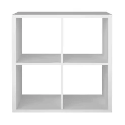 Étagère modulable 4 cubes GoodHome Mixxit blanc l. 73,5cm x H. 73,4cm