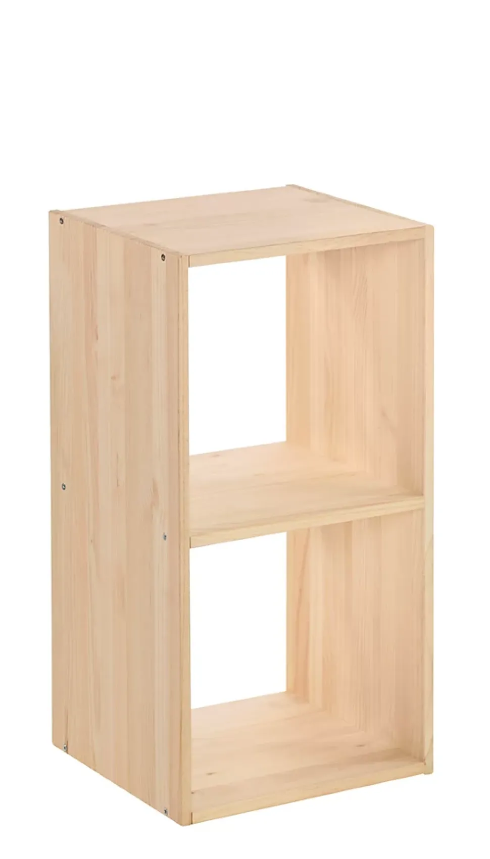 Étagère modulaire Dinamic avec 2 cubes en pin massif 70,8x36,2x33cm