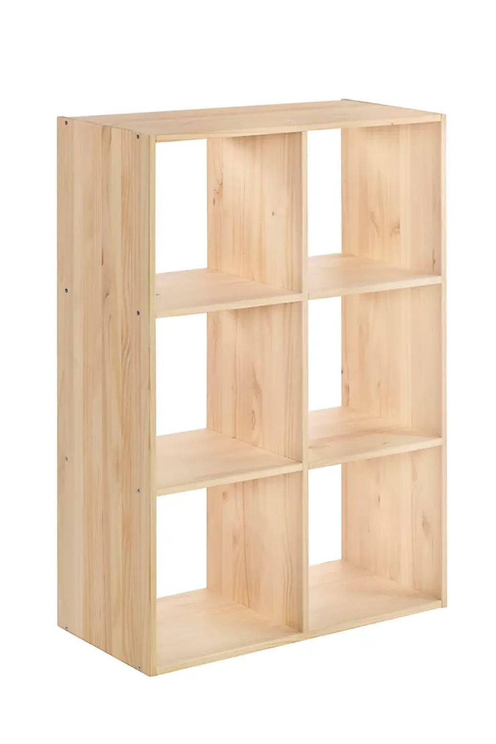 Étagère modulaire Dinamic avec 6 cubes en pin massif 105,4x70,8x33cm