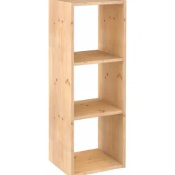 Étagère modulaire en pin massif Dinamic 3 tablettes