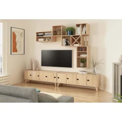 Étagère modulaire en pin massif Dinamic 3 tablettes