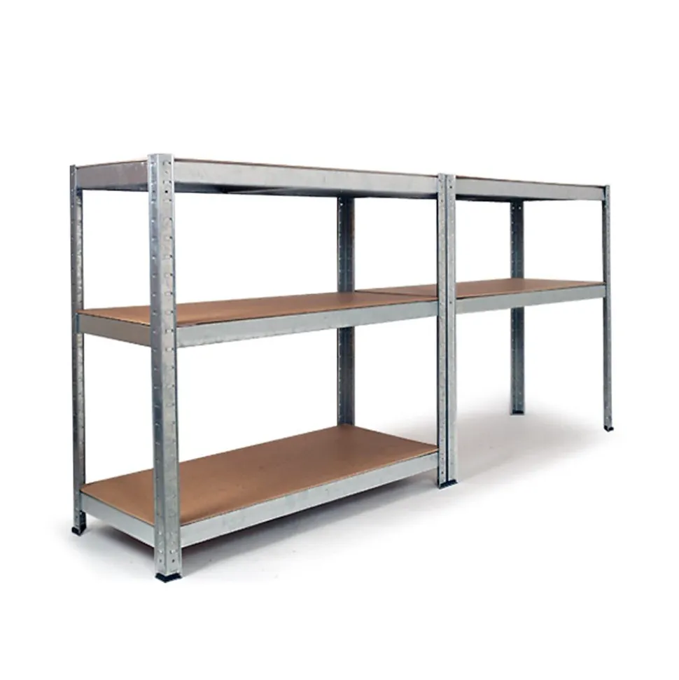 Étagère métal de rangement garage, atelier L.90 x P. 30 x H.180 cm 875 kg avec 5 niveaux
