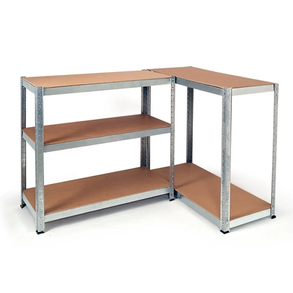 Étagère métal de rangement garage, atelier L.90 x P. 30 x H.180 cm 875 kg avec 5 niveaux