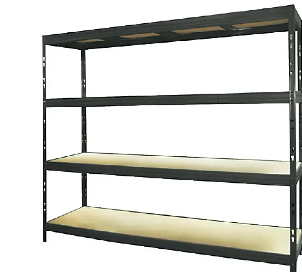 Étagère métal XXL 4 tablettes l.237 x H.200 x P.60 cm