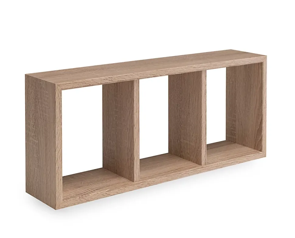 Étagère murale 3 cubes Triade chêne sonoma
