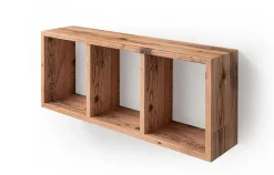 Étagère murale 3 cubes Triade chêne vintage
