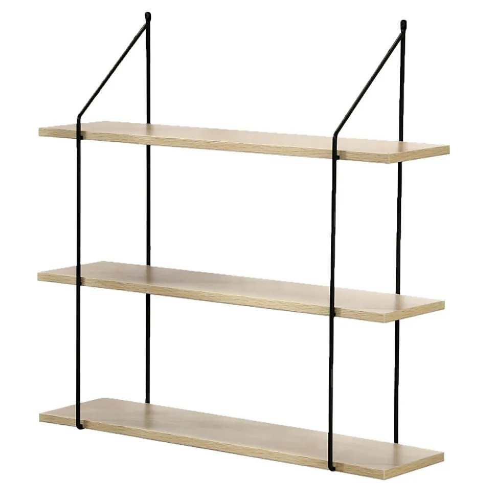Étagère Murale 3 Niveaux décor Bois L60 cm