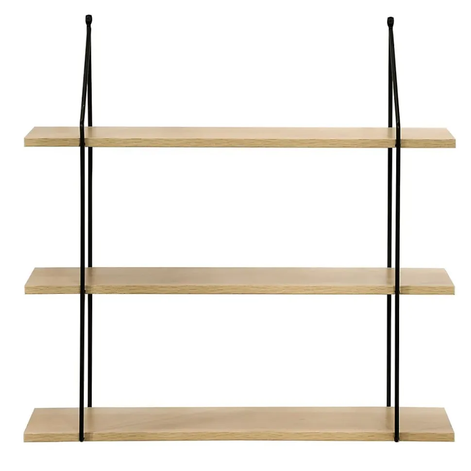 Étagère Murale 3 Niveaux décor Bois L60 cm
