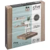 Étagère murale 235cm - Effet bois naturel Fixy - 5Five