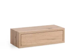 Étagère murale cube chêne wotan Hendrix L.45 x P.19,5 x H.13,5 cm Format