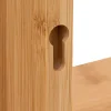 Étagère murale cube Fixy 5Five P.9 cm en bambou vendue par 3 pièces