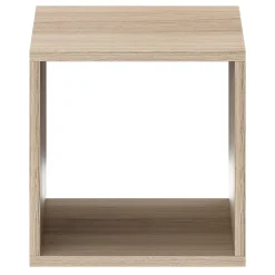 Étagère murale cube GoodHome Rigga effet chêne L. 30 cm
