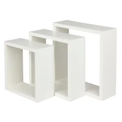 Étagère murale cube modulable Rigga Form, blanc vendue par 3 pièces
