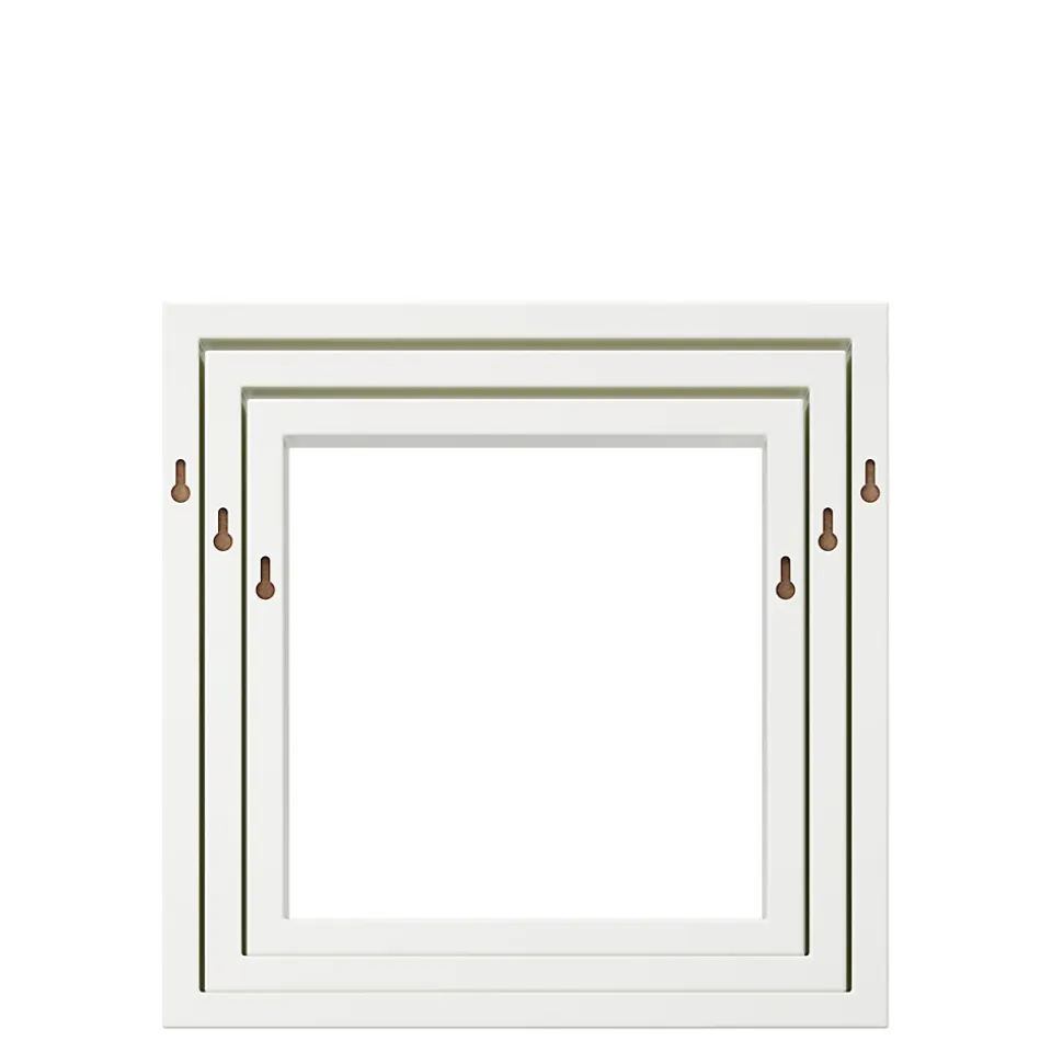 Étagère murale cube modulable Rigga Form, blanc vendue par 3 pièces