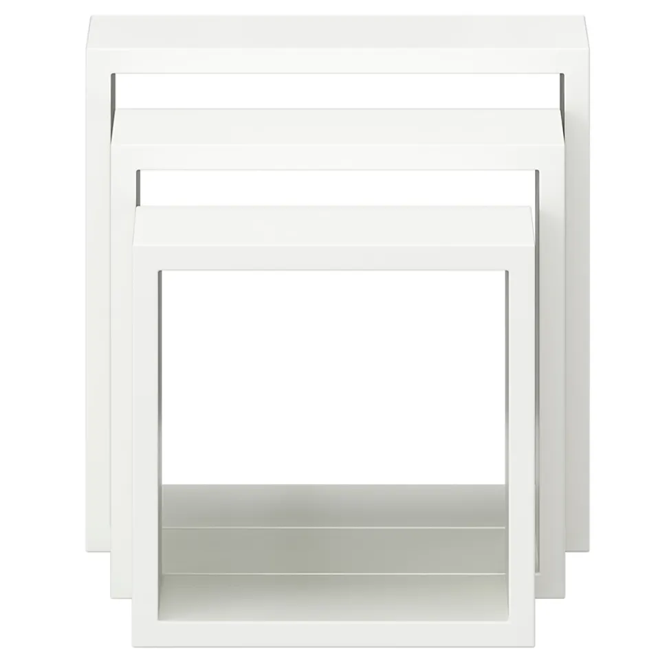 Étagère murale cube modulable Rigga Form, blanc vendue par 3 pièces