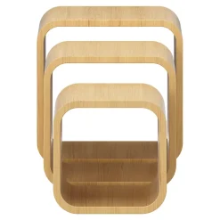 Étagère murale cube modulable Cusko Form, bois effet chêne vendue par 3 pièces
