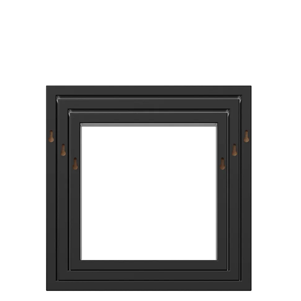 Étagère murale cube modulable Rigga Form, noir vendue par 3 pièces
