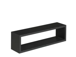 Étagère murale cube noir Chany L.59 x P.14,5 x H.17 cm Format