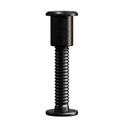 Étagère murale en aluminium noir mat GoodHome Caraway L. 40 cm x H. 36