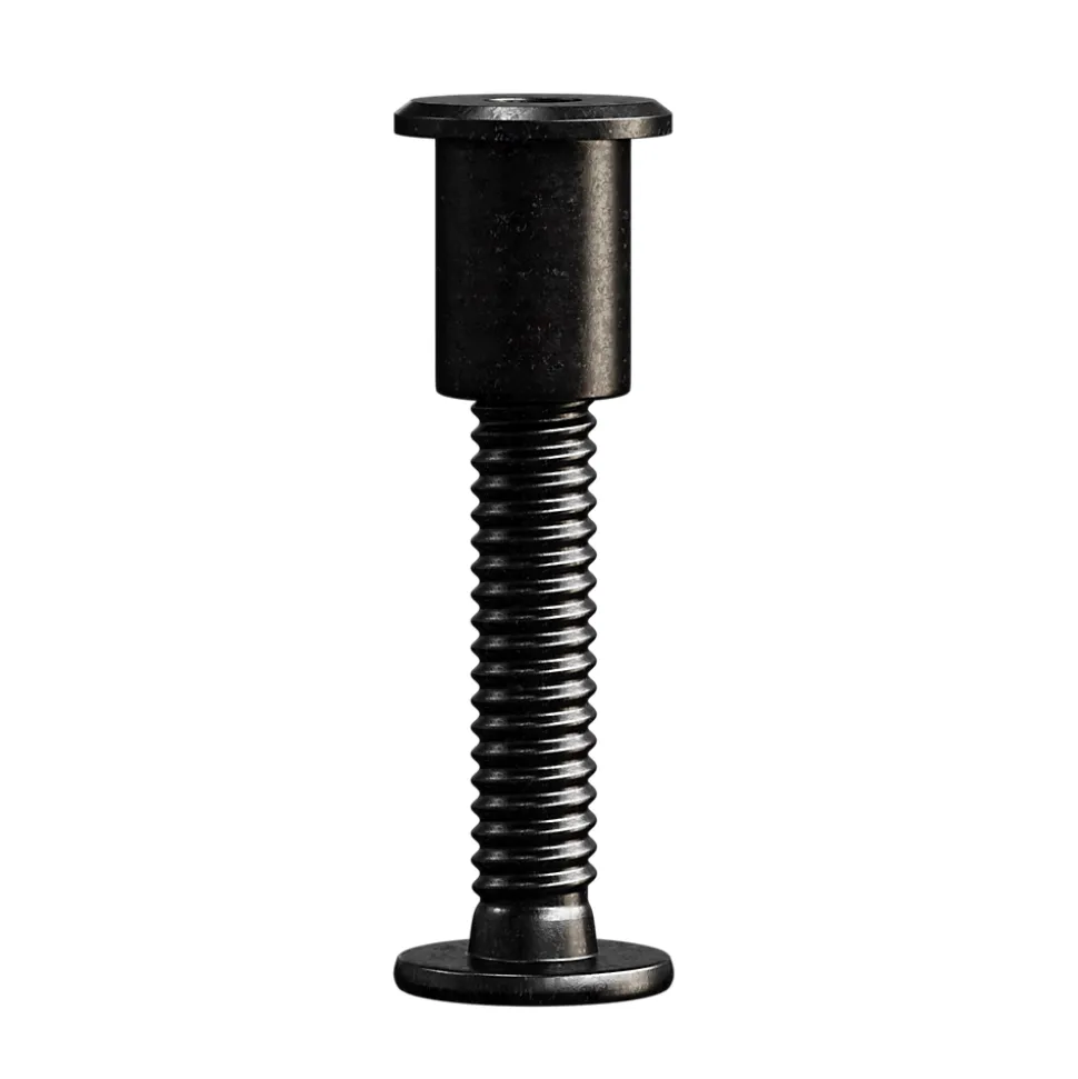 Étagère murale en aluminium noir mat GoodHome Caraway L. 40 cm x H. 36
