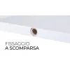 Étagère murale en bois, chêne tabac, 56x23,7x2,3 cm - Smart