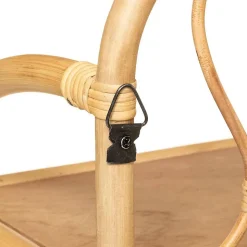 Étagère murale enfant Retro - rotin 57x24 cm - Atmosphera