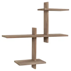 Étagère Murale Gavi en Pin de 53 x 15 x 56 cm - Élégance et Praticité