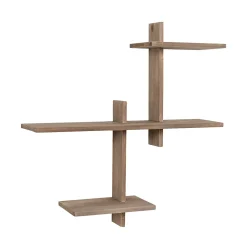 Étagère Murale Gavi en Pin de 53 x 15 x 56 cm - Élégance et Praticité