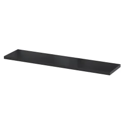 Étagère murale modulable 10 tablettes et 6 échelles effet noyer GoodHome Rigga H. 129 x L. 150 x P. 19 cm