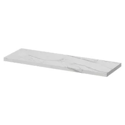 Étagère murale modulable 4 tablettes et 2 échelles effet marbre GoodHome Rigga H. 87 x L. 60 x P. 19 cm