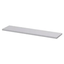 Étagère murale modulable 10 tablettes et 6 échelles effet argenté GoodHome Rigga H. 129 x L. 140 x P. 19 cm