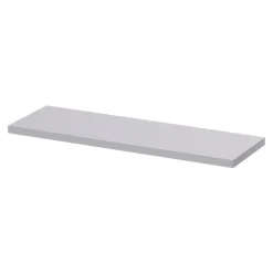 Étagère murale modulable 10 tablettes et 6 échelles effet argenté GoodHome Rigga H. 129 x L. 140 x P. 19 cm