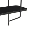 Étagère murale Oestfold 100 x 80 x 21 cm noir en.casa