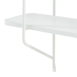 Étagère murale Oestfold 100 x 80 x 21 cm blanc en.casa