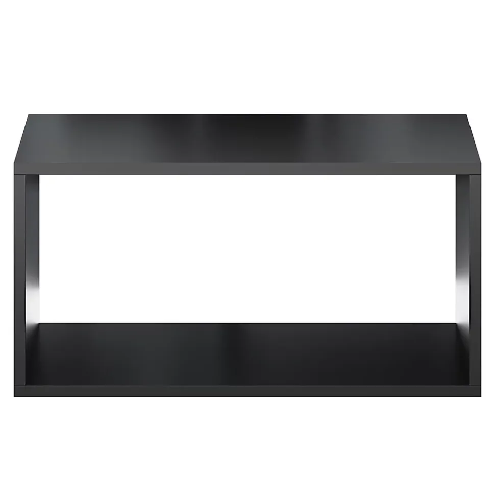 Étagère murale rectangulaire GoodHome Rigga noir L. 60 cm