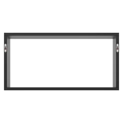 Étagère murale rectangulaire GoodHome Rigga noir L. 60 cm