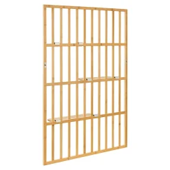 Étagère murale Roest bambou 120 x 80 x 13 cm naturel en.casa