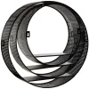 Étagère murale ronde Atmosphera P.10 cm noir vendue par 3 pièces