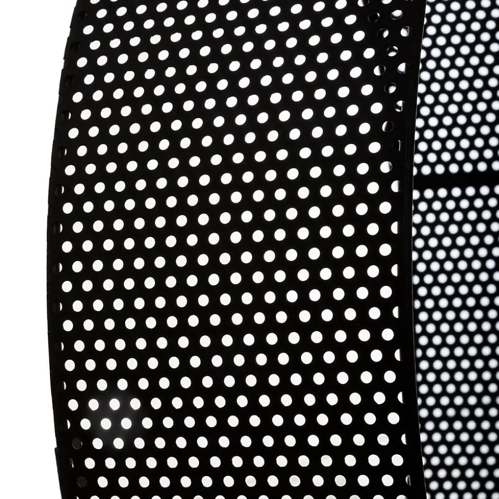 Étagère murale ronde Atmosphera P.10 cm noir vendue par 3 pièces