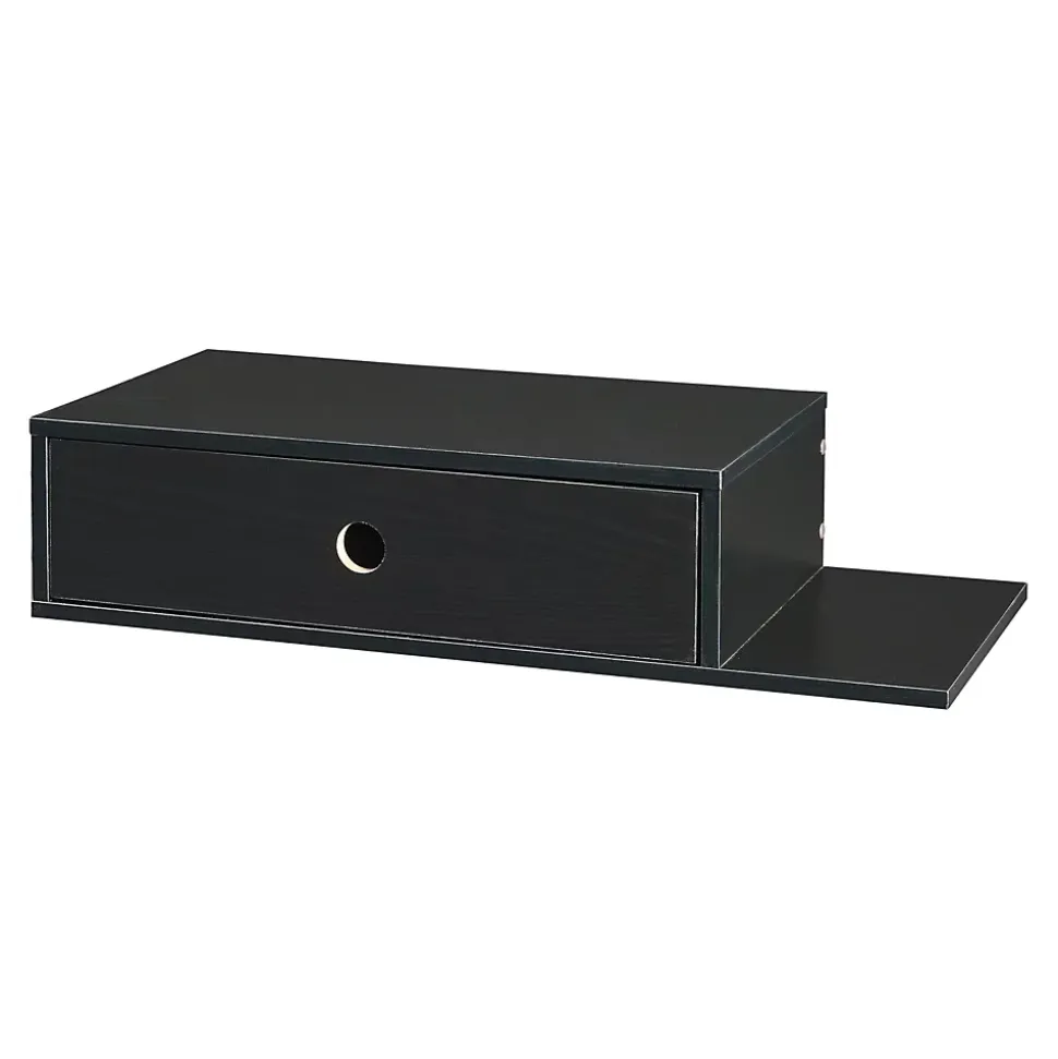 Étagère murale Stor 65 x 30 x 15 cm noir en.casa