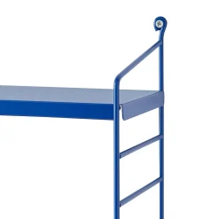 Étagère murale Strängnäs à 3 niveaux modulables 50 x 60 x 15 cm bleu en.casa