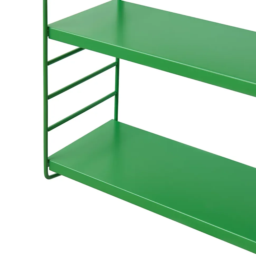 Étagère murale Strängnäs acier 50 x 60 x 15 cm vert pomme en.casa