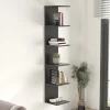 Étagère murale Surahammar 180 x 35 x 32 cm noir en.casa