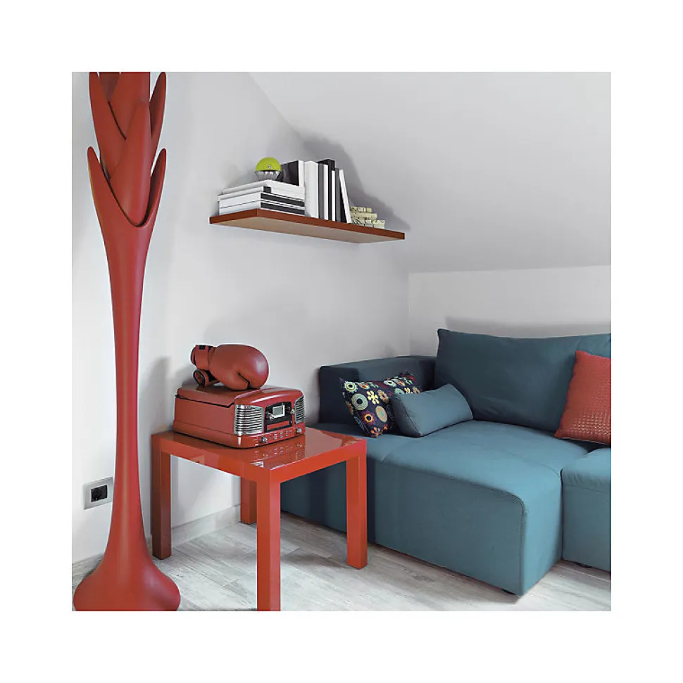 Étagère murale, étagère en bois, étagère murale, blanche, 56x15,5x1,8 cm - Smart
