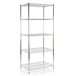 Étagère pour charge lourde Meuble de rangement Himalaya Chromé 4 Étages 200 x 90 x 60 cm, Charge Max 750 kg - Floordirekt