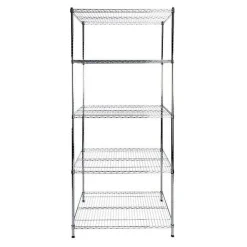 Étagère pour charge lourde Meuble de rangement Himalaya Chromé 4 Étages 200 x 90 x 60 cm, Charge Max 750 kg - Floordirekt