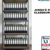 Étagère pour charge lourde Gris anthracite 180 x 120 x 45 cm, Charge Max : 1250 kg